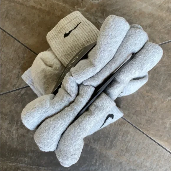 NIKE EVERYDAY CUSHIONED 6 pairs set CREW SOCKS Men’s - Picture 9 of 16